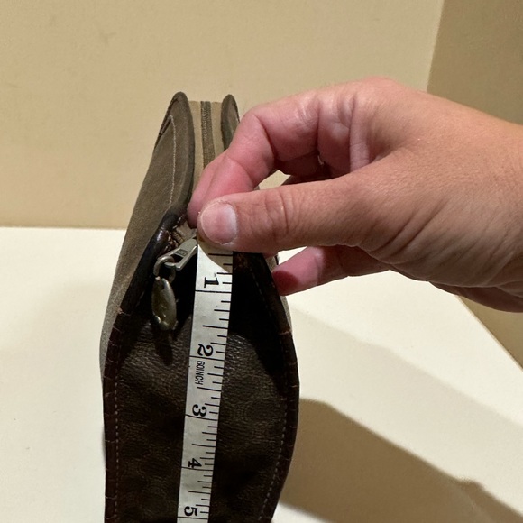 Vintage Celine mcadam Pvc Coated Clutch Handbag - Picture 6 of 11